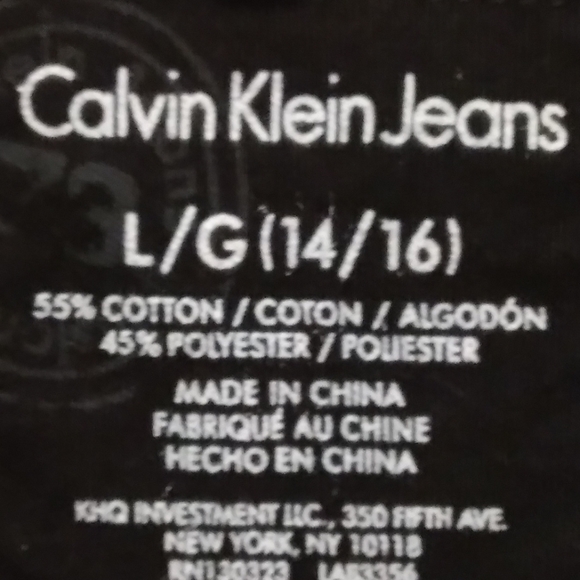 Calvin Klein Boys Large Plaid Button-down Shirt - Picture 3 of 5